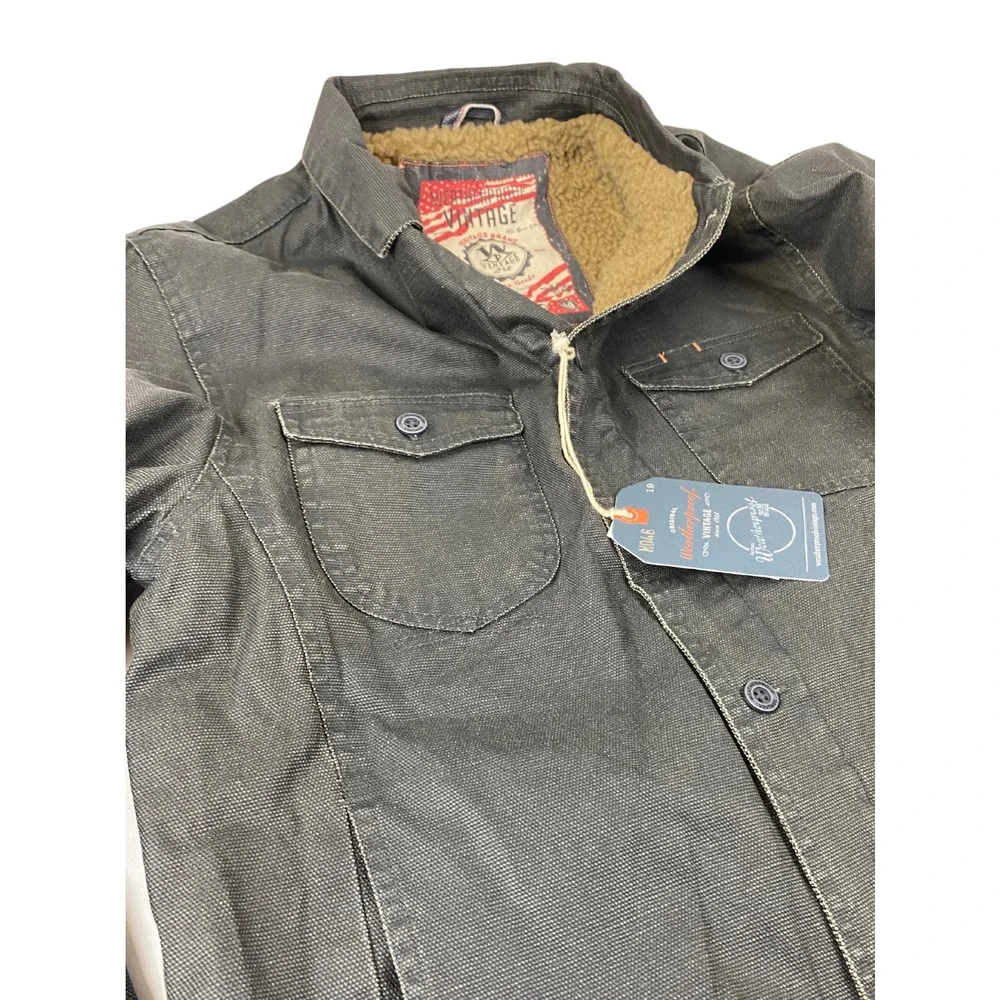 Weatherproof Vintage Men's Trucker Jacket Brown Size‎ S